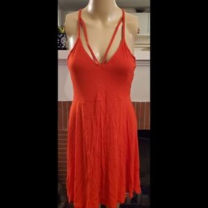 Express red Strappy sundress